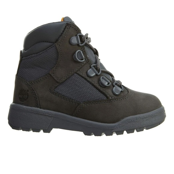 Timberland Baby Toddler Gray Nubuck Leather Field Boot Shoes | NEW in BOX/NWT!! - Picture 2 of 7